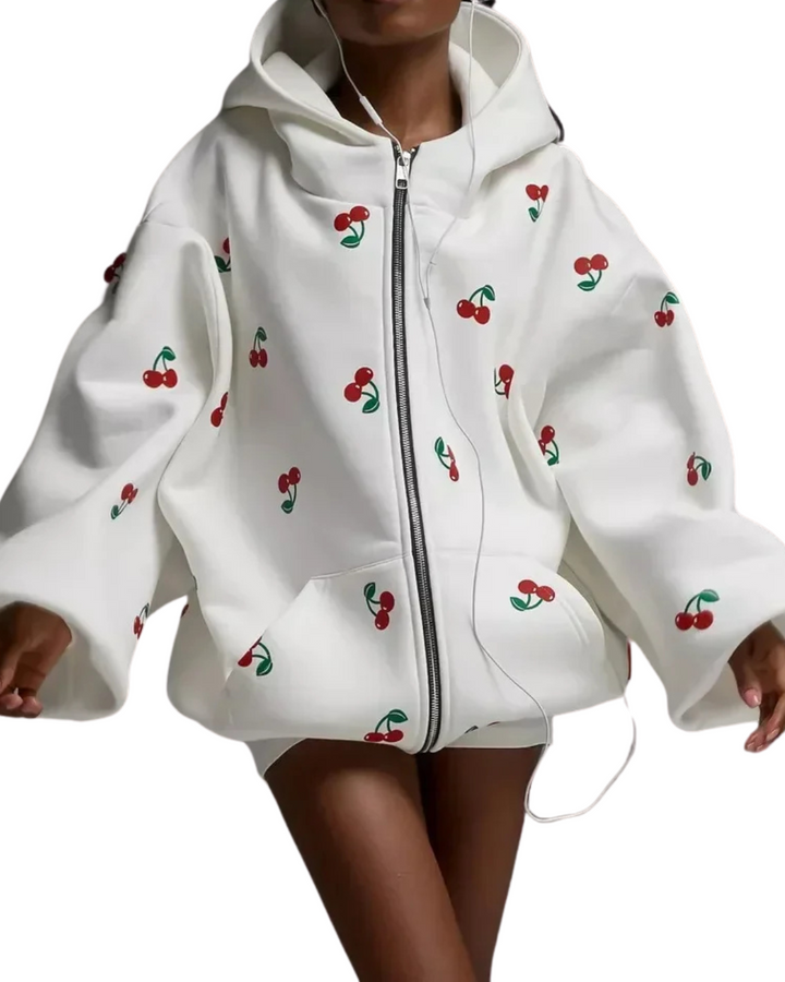 Katina -  White Cherry Jacket