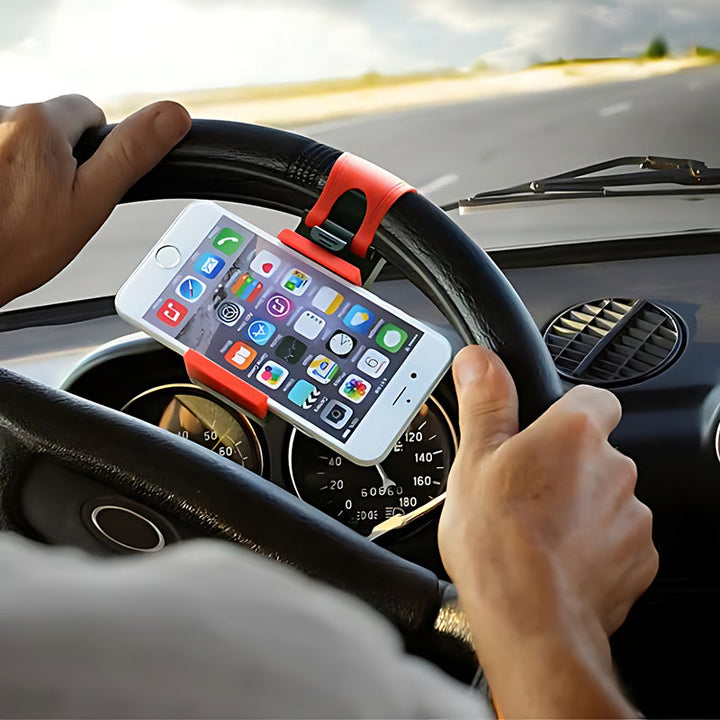 GripDrive - Phone Holder On Steering Wheel