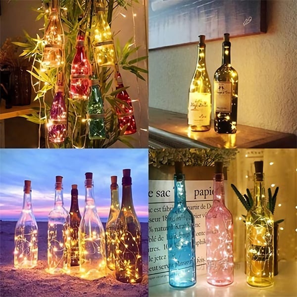 GlowSipper - Bottles Lights ( Battery Included - Replaceable )