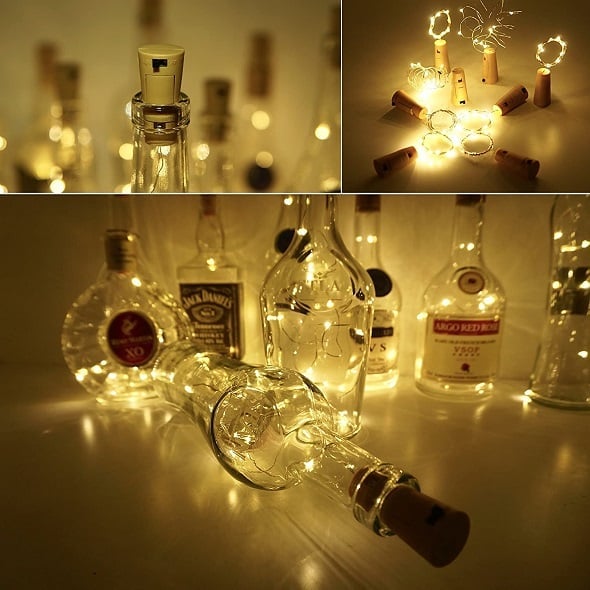 GlowSipper - Bottles Lights ( Battery Included - Replaceable )