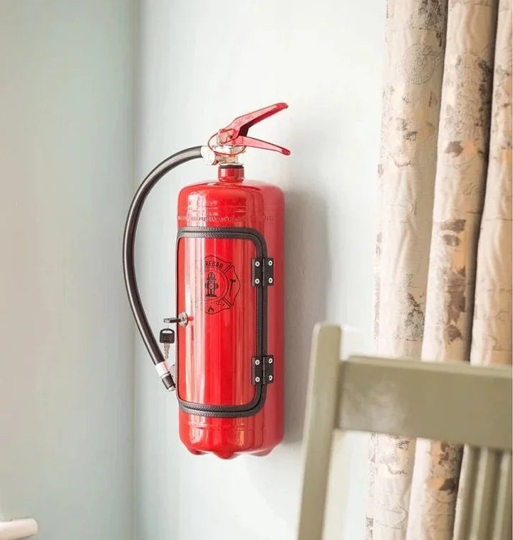 BlazeBar - Fire Extinguisher Alcohol Storage Minibar