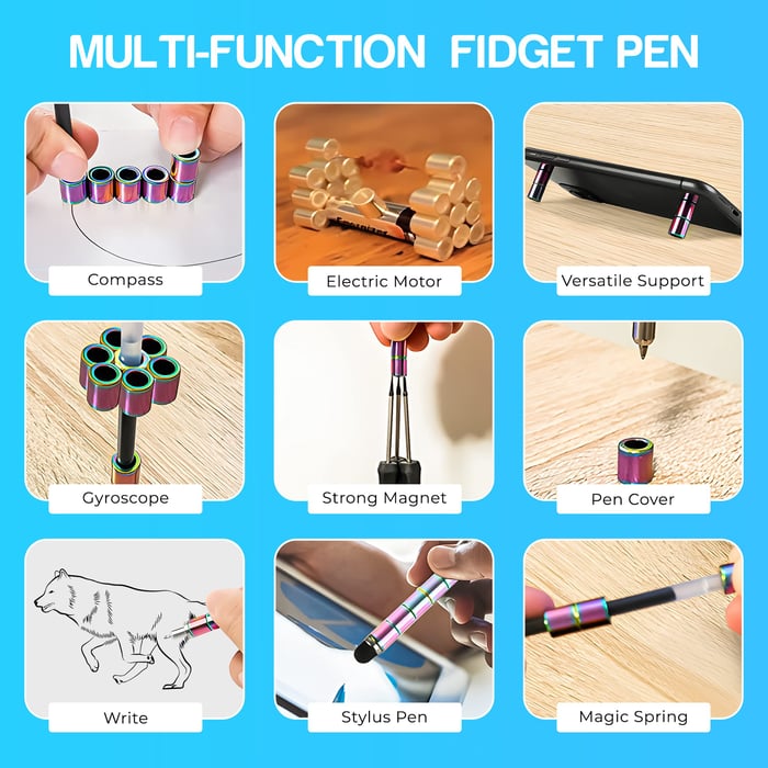 FidgetFlux - Magnetic Fidget Pen