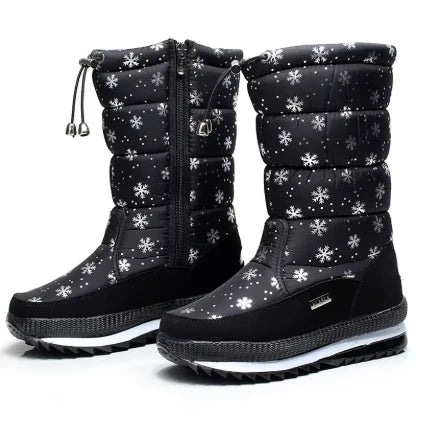 Karla - Waterproof Snow Boots In Faux Fur