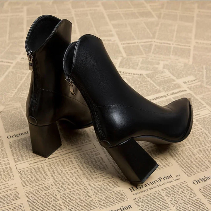 Berenice - High Heel Back Zippers Boots