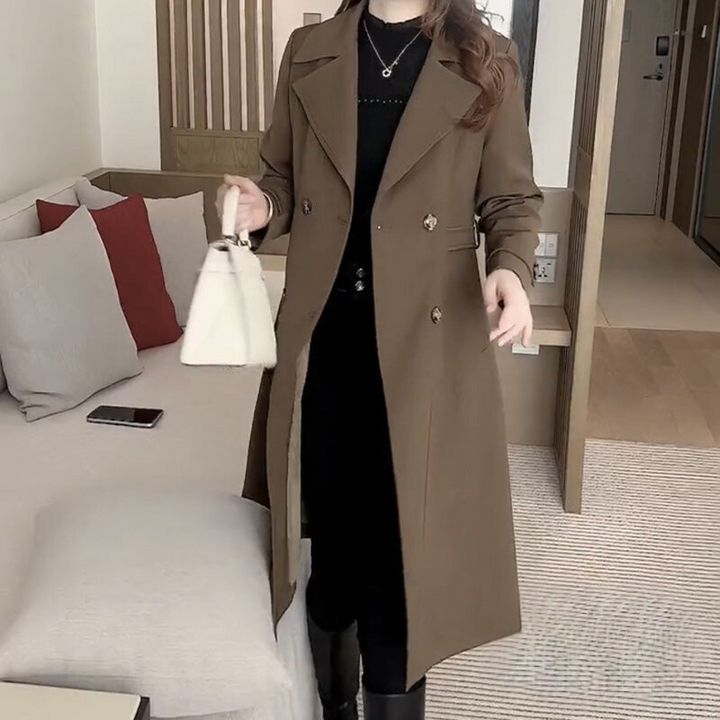 Dinah - Timeless Wool Trench Coat