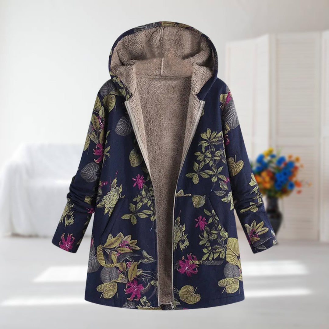 Maude - Floral Print Coat