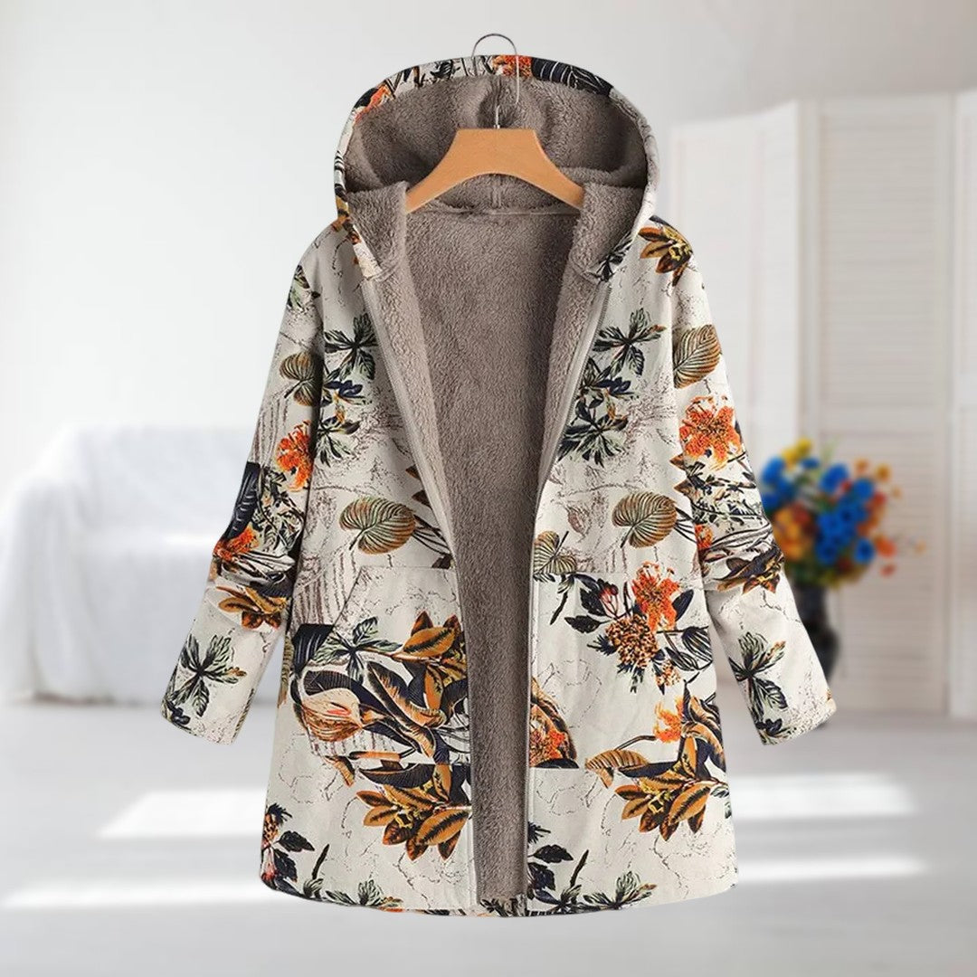 Maude - Floral Print Coat