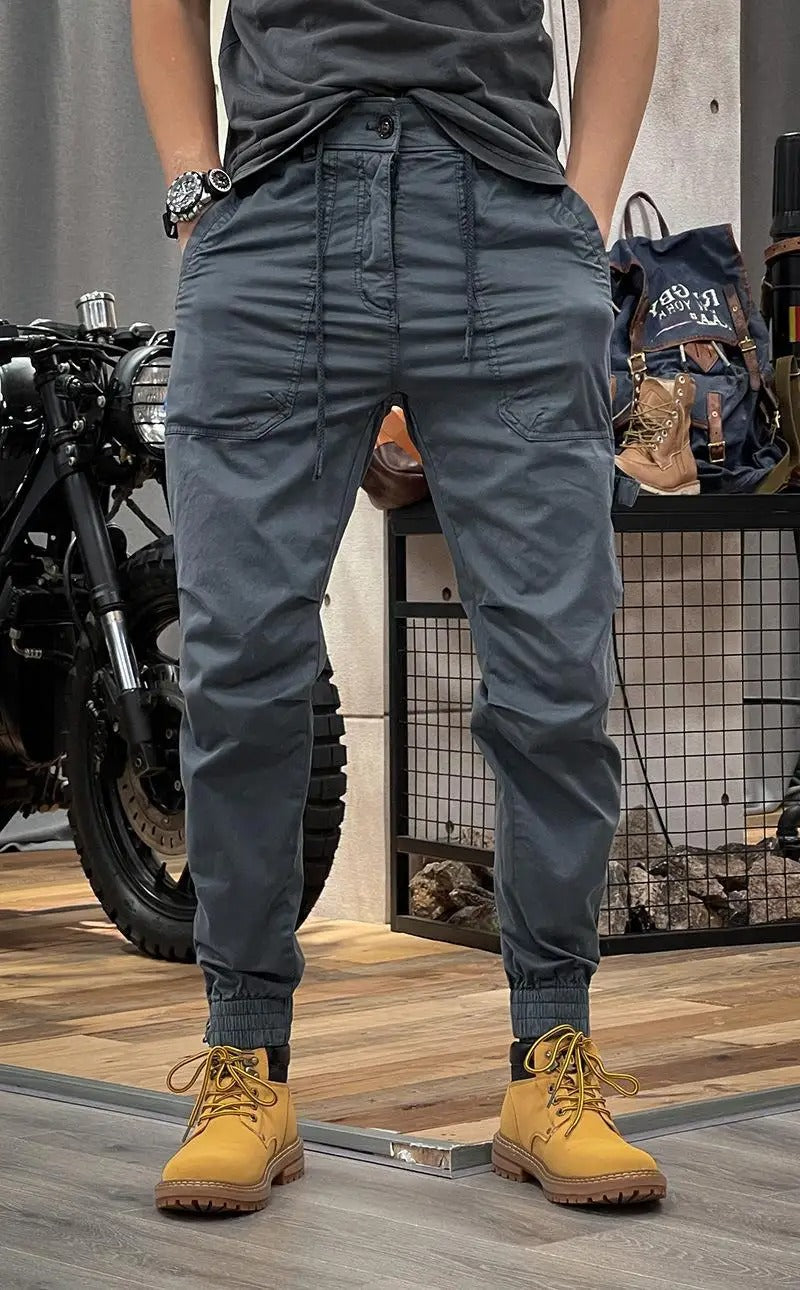 Guntram - Stretch Cargo Pants With Spandex