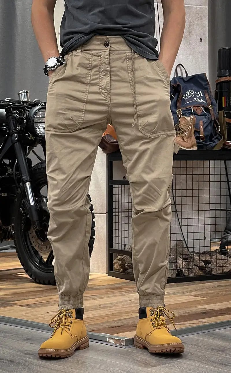 Guntram - Stretch Cargo Pants With Spandex