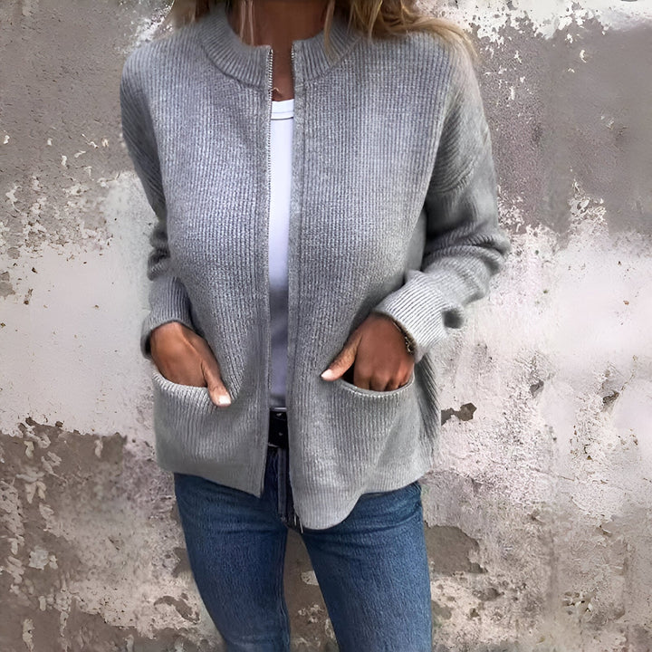 Marcia - Cozy Zip-Up Cardigan