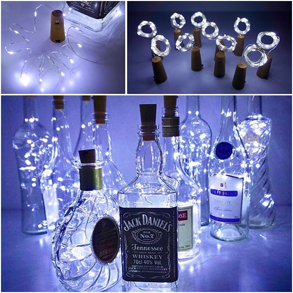 GlowSipper - Bottles Lights ( Battery Included - Replaceable )