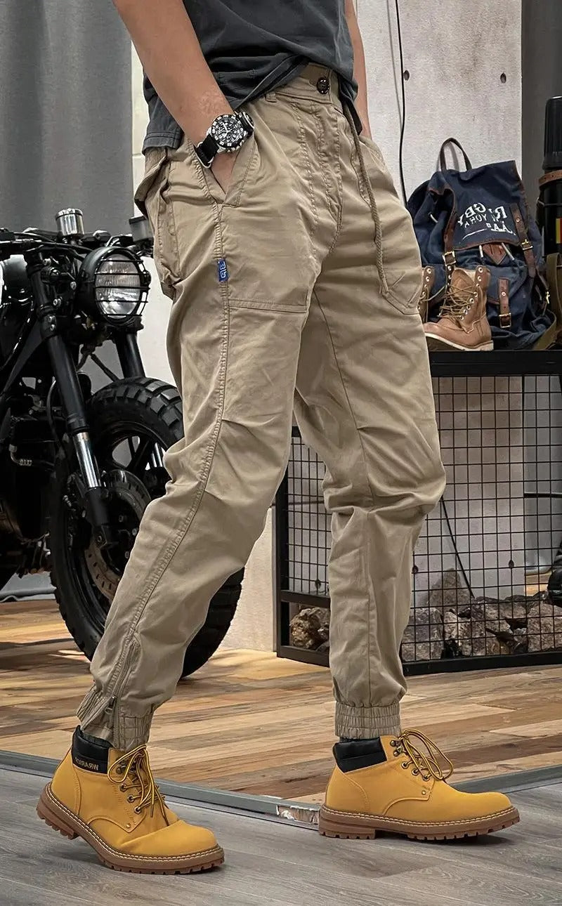 Guntram - Stretch Cargo Pants With Spandex