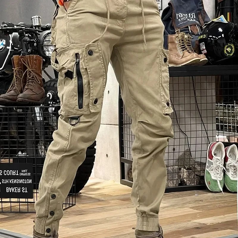 Guntram - Stretch Cargo Pants With Spandex