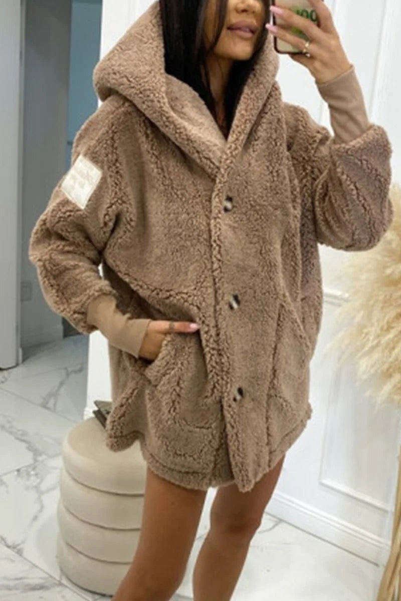 Goldie - Plush Hooded Jacket