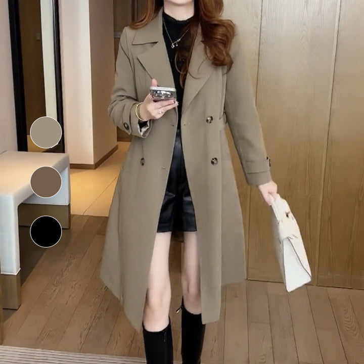 Dinah - Timeless Wool Trench Coat